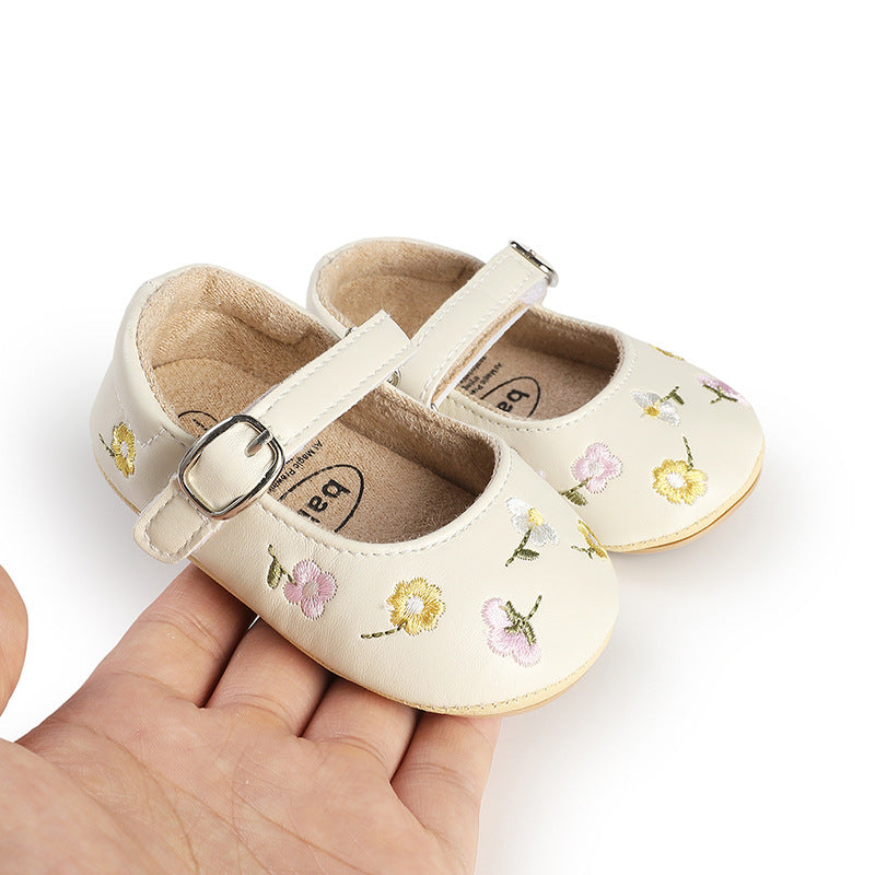 Baby Girl Cottagecore Breathable Soft Sole Prewalker Shoes