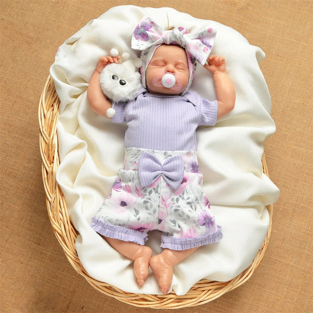 3PCS Pretty Floral Printed Short Sleeve Baby Set