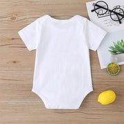 Lovely Come On Daddy You Can Do This Letter Printed Baby Romper