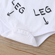Lovely Come On Daddy You Can Do This Letter Printed Baby Romper