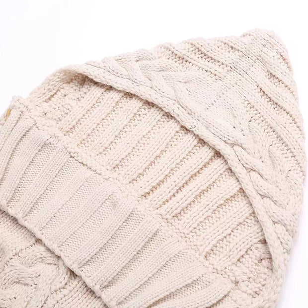 Newborn Baby Wrap Swaddle Blanket Knit Sleeping Bag