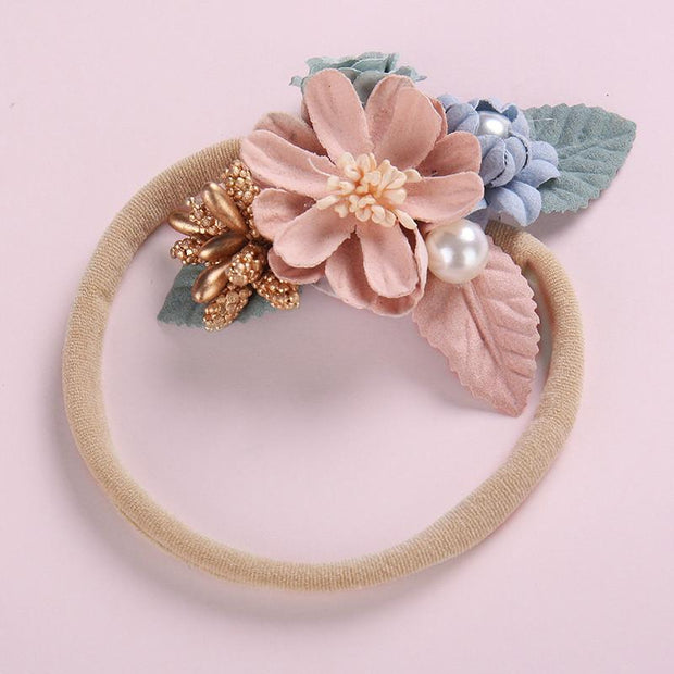 Lovely 3D Floral Printed Baby Headband