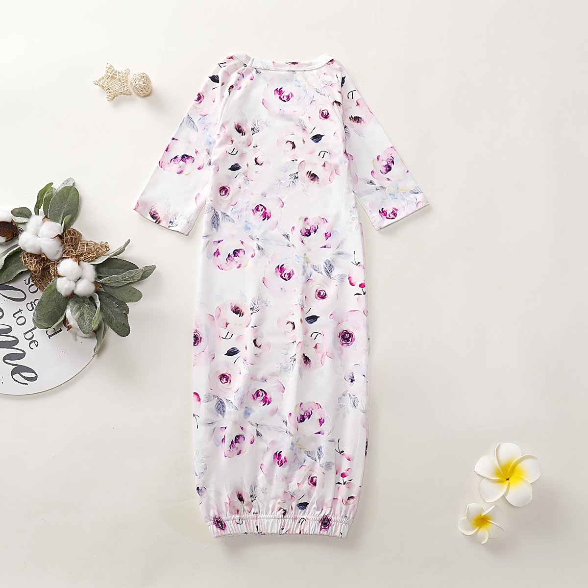 2PCS Lovely Floral Printed Baby Sleeping Bag