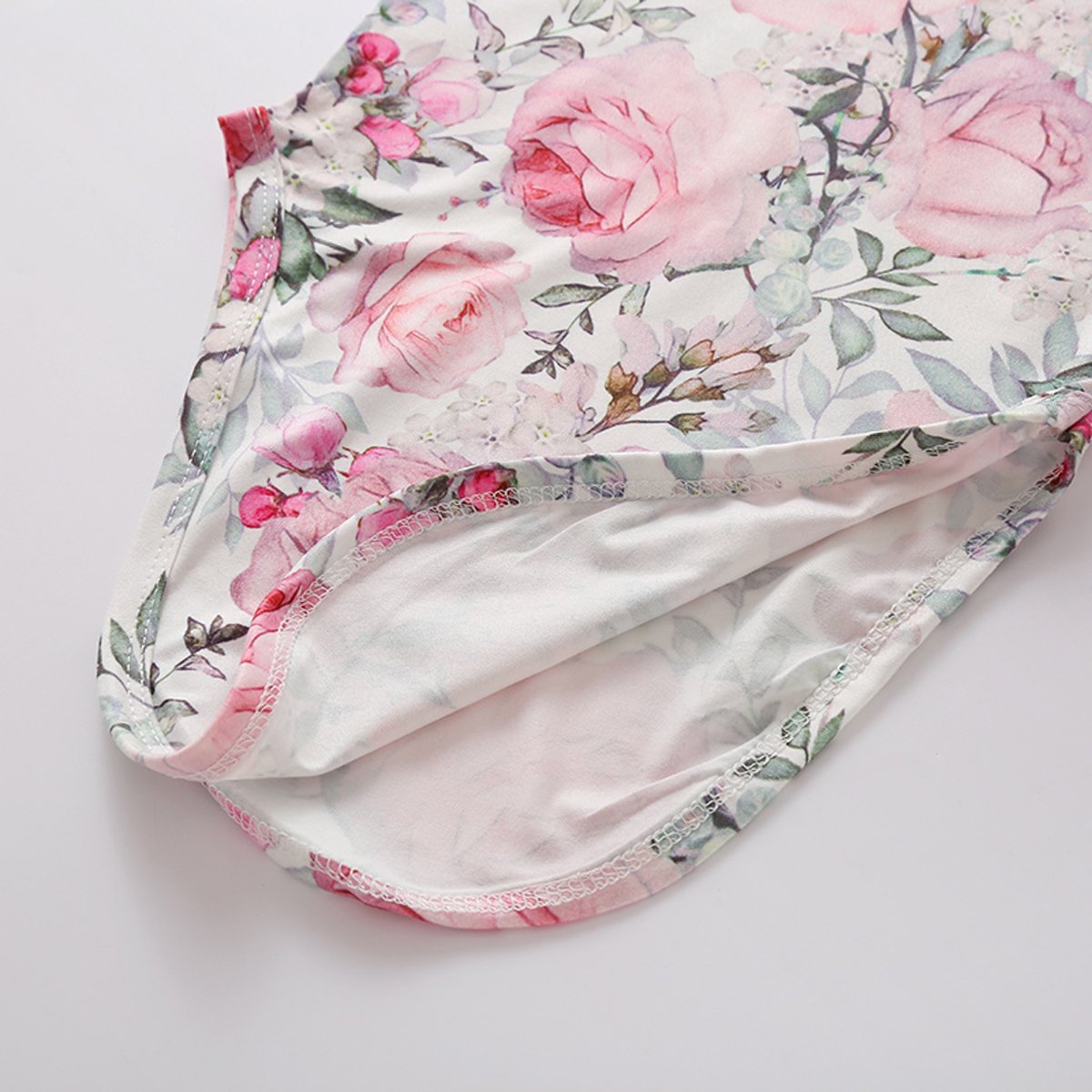 Saco de dormir para bebé recién nacido con estampado floral encantador de 2 piezas