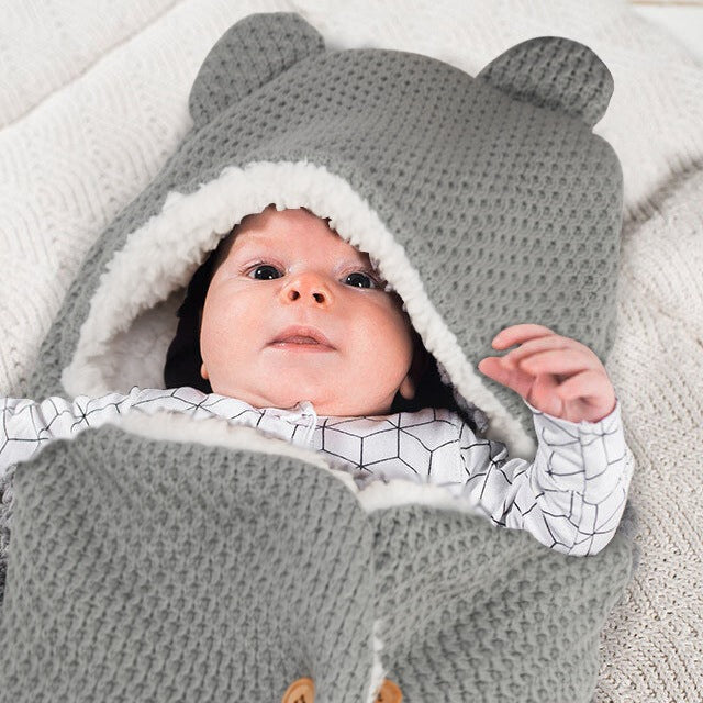 Baby hooded wrap sales blanket