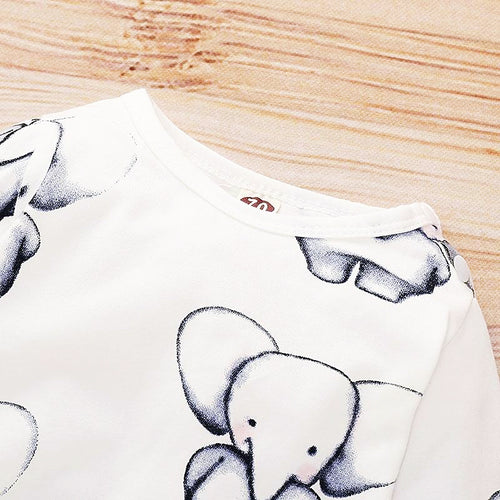 Cute Full Printed Elephant Jumpsuit