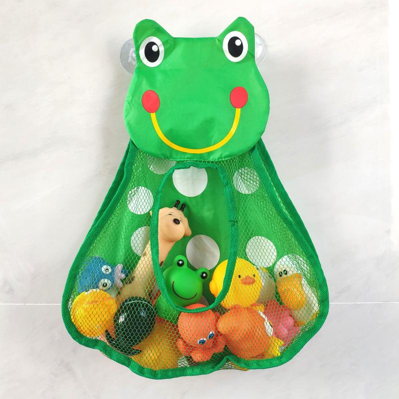 Bolsa de almacenamiento en forma de animal para juguetes de baño para bebés