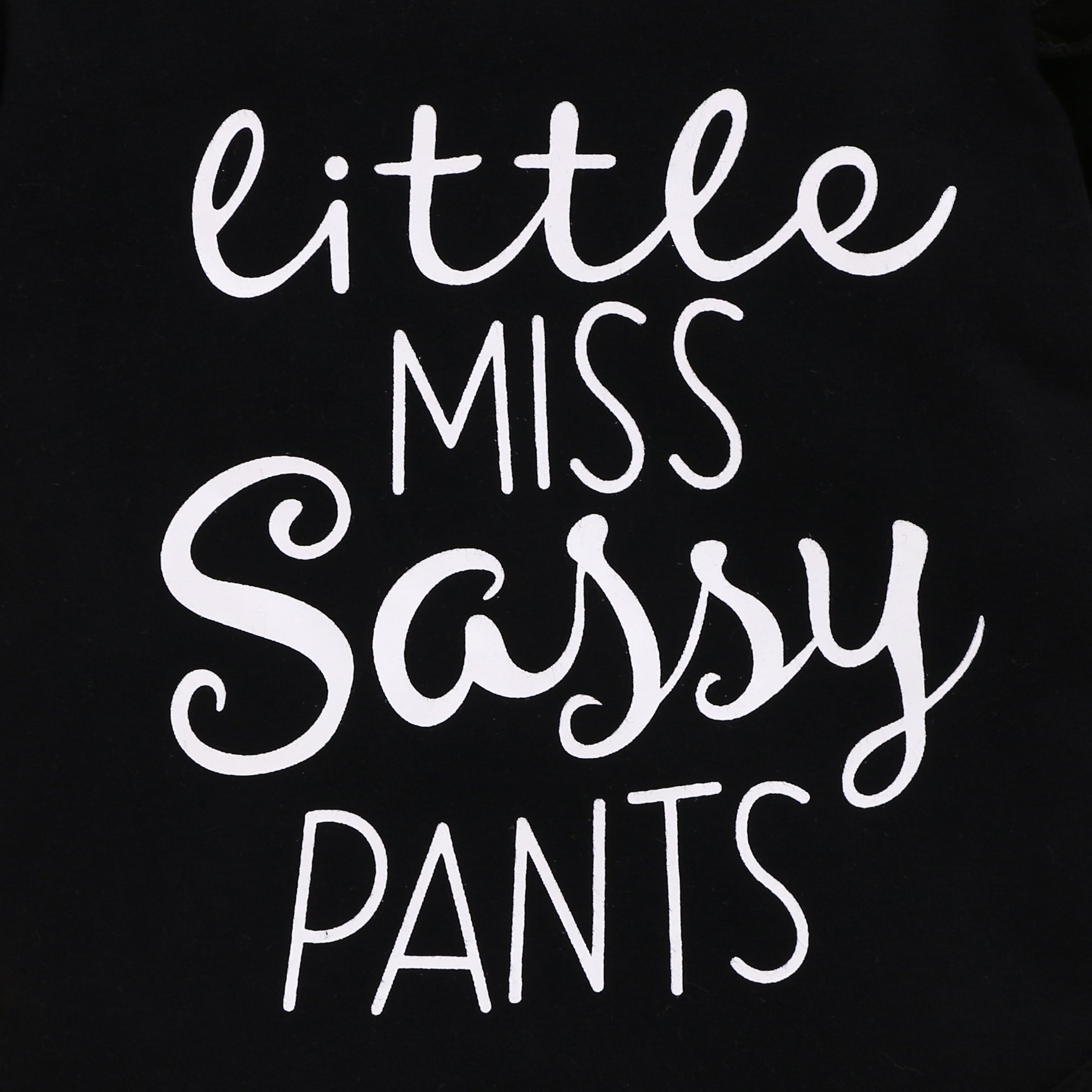 Conjunto corto para bebé con estampado de girasoles de Little Miss Sassy Pants