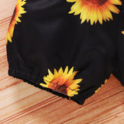 Little Miss Sassy Pants Sunflower Short Baby Set