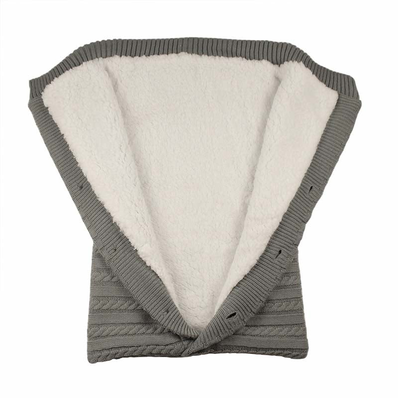 Sac de couchage en tricot d'hiver pour bébé 