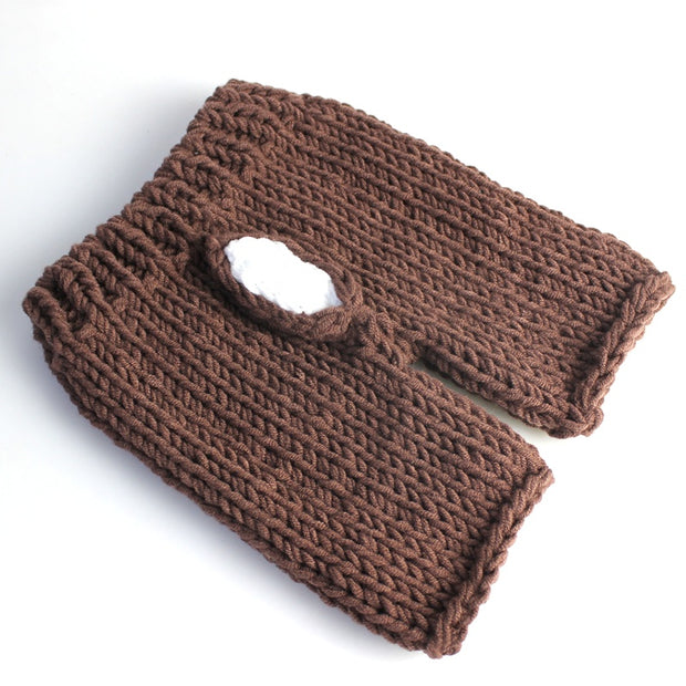 Little Deer Hand Knitted Baby Photography Clothing