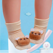 1 Pair Cute Animal Printed Newborn Infant Baby Soft Socks