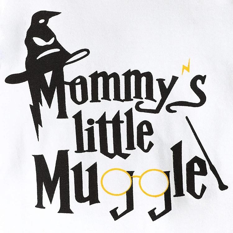 Conjunto de 2 piezas para bebé con estampado de rayas Muggle de Mommy's Little