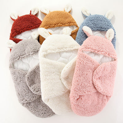 Lovely Wrap Swaddle Blanket Plush Newborn Baby Sleeping Bag