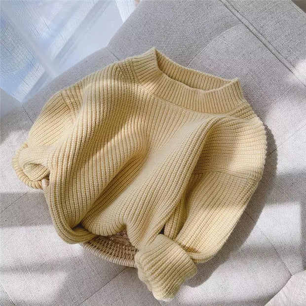 Sweet Solid Color Long Sleeve Baby Top