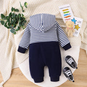 Stylish Bear Printed Long Sleeve Baby Jumpsuit