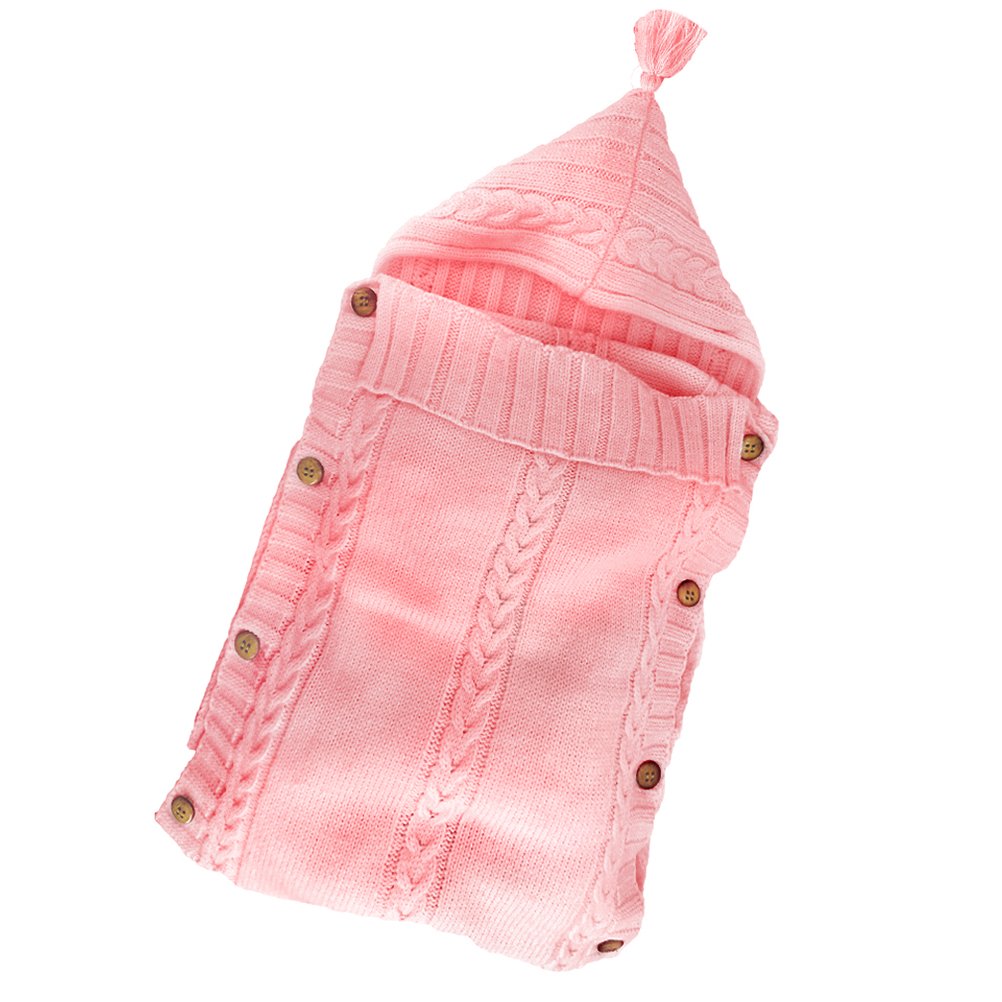 Newborn Baby Wrap Swaddle Blanket Knit Sleeping Bag